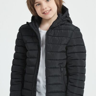 CHAQUETAS DE PLUMAS PARA NIÑOS TEDESCHI JR NEGRO