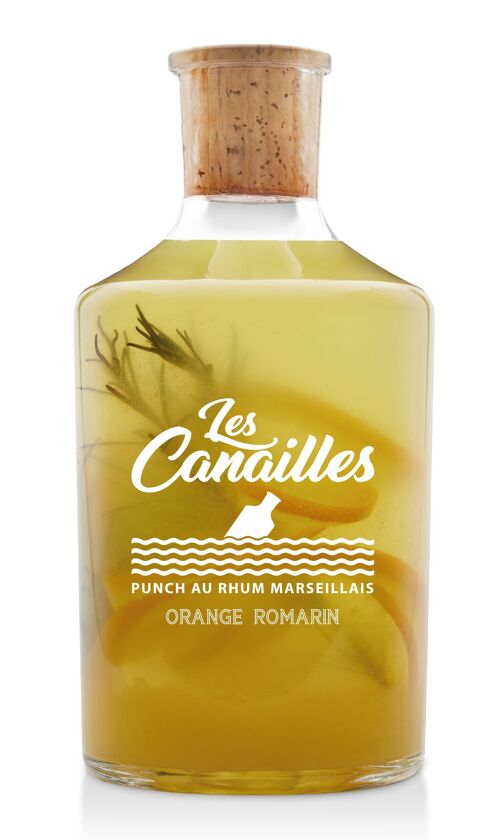 Rhum arrangé orange romarin 32° + 1 coffret