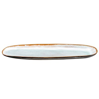 Shadow Aqua - 2 long dishes 35.5cm-MEDARD DE NOBLAT