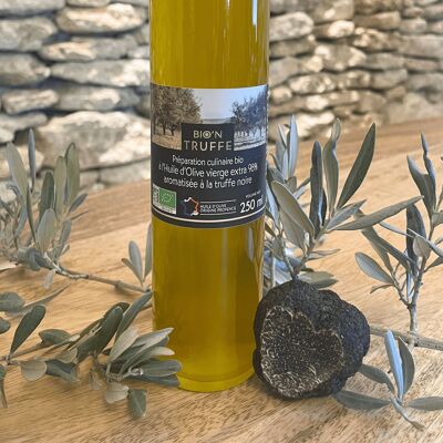 Préparation Huile d'Olive vierge extra aromatisée à la Truffe Noire Bio