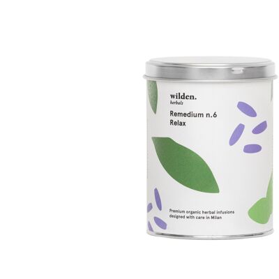 Organic herbal tea Remedium n.6 · Relax – Loose can