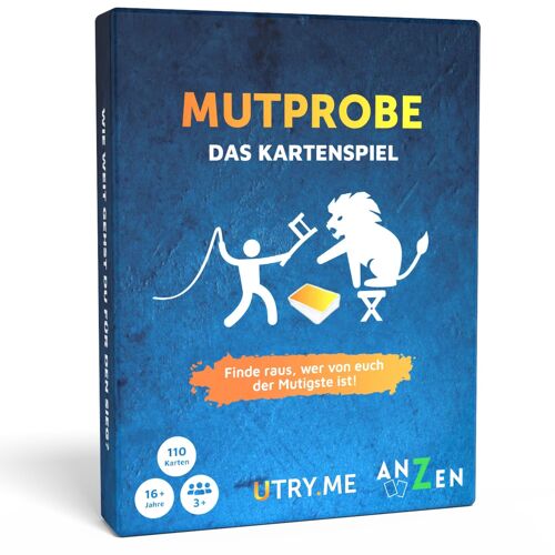 MUTPROBE - Das Kartenspiel | Partyspiel | Icebreaker | Spiel zum Junggesellenabschied für Männer und Frauen | Silvester | Flaschendrehen & Wahrheit oder Pflicht war gestern