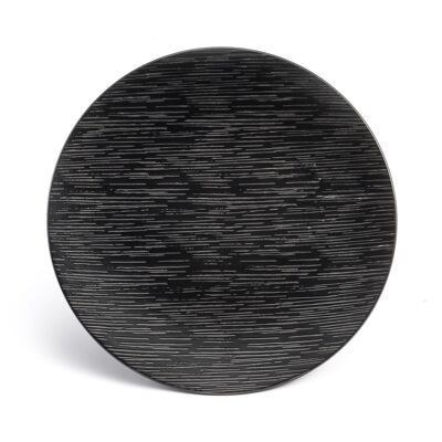 Magma noir - Caja de 6 platos de presentación-MEDARD DE NOBLAT