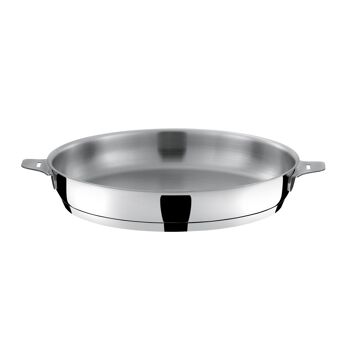 Asana - Poêle 20cm inox finition miroir-CUISINOX 1