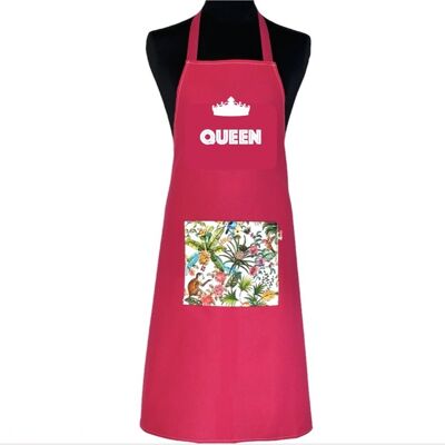 Apron, "Queen" pink