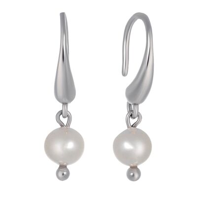 IMPRESSION pearl earrings Silver & Cultured pearls