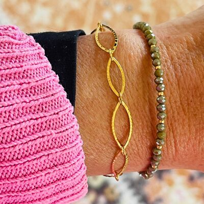 Armband Facet Sparke Groen