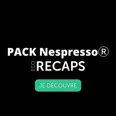 Pack eco-recaps collection nespresso