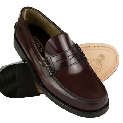 Zapatos Castellanos Zerimar Hombre | Mocasín con máscara para hombre | Mocasín con Borlas para Hombre | Zapatos de Vestir para Hombre Hechos en España