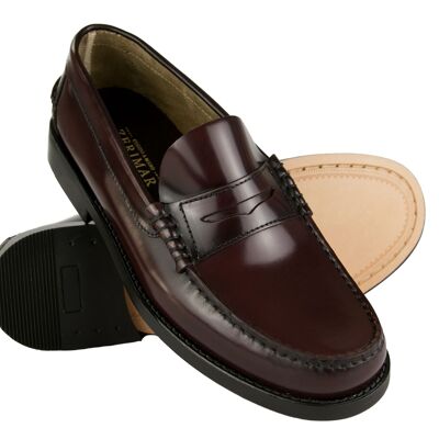 Zerimar Mocasín Antifaz Piel Hombre, Zapatos Casual Hombre