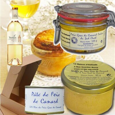 coffret gourmands de foie gras