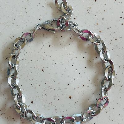 Armband Schakel Zilver