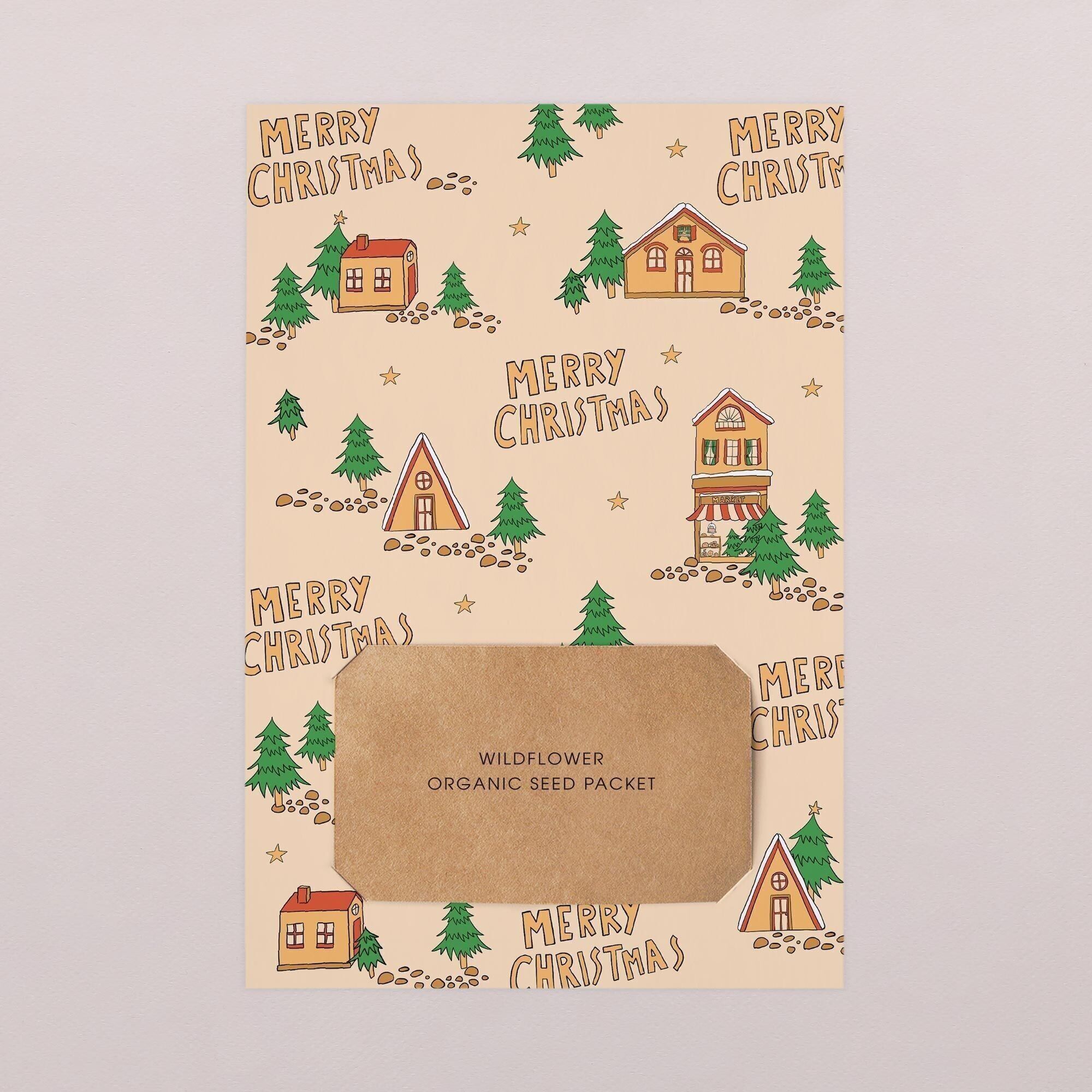 Carte de Voeux à Planter - Santa’s house