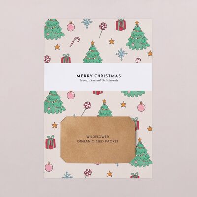 Plantable Greeting Card - Merry tree