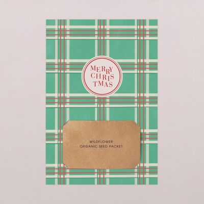 Greeting Card to Plant - Tradition - Tartan