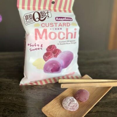 Raspberry Custard Mochi 110 gr
