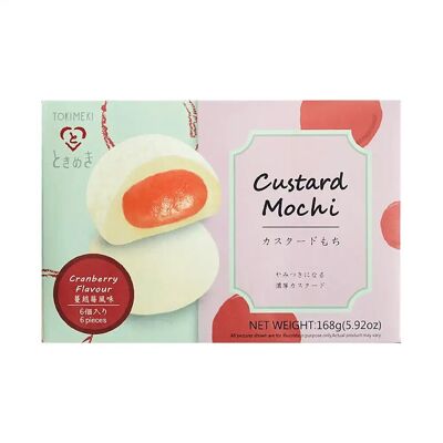 Custard Mochi Saveurs Mixtes 168 gr - Canneberge