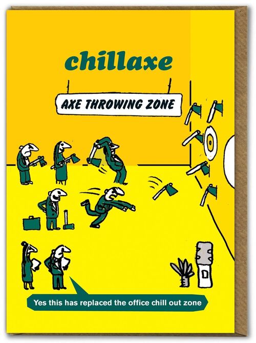 Funny Card - Chillaxe By Modern Toss