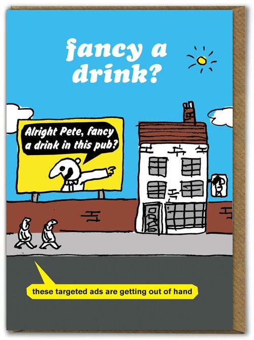 Funny Card - Targeted Ads By Modern Toss