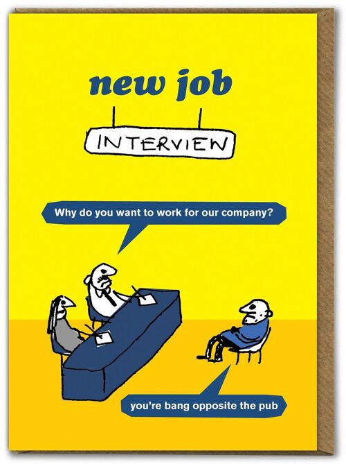 Funny Card - Interview Pub By Modern Toss