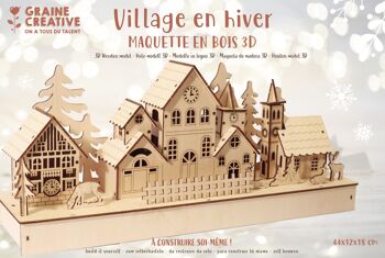 MAQUELLE VILLAGE EN BOIS NOEL 1