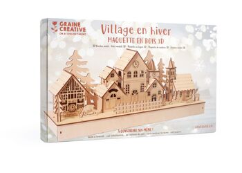 MAQUELLE VILLAGE EN BOIS NOEL 4