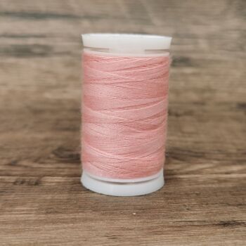 FIL ROSE CLAIR (200 mètres), fils de vêtements en rose, bobine de fil à coudre rose pastel, fil artisanal en rose clair, fil à broder rose 2