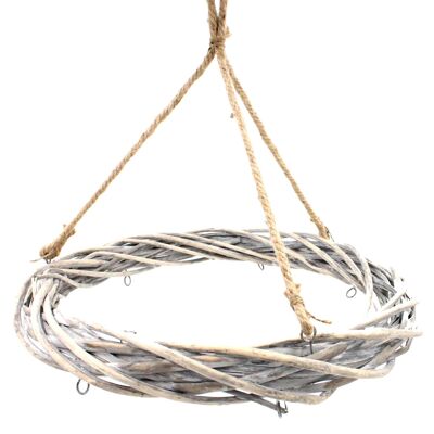 WILLOW HOOP WITH HOOKS 40CM