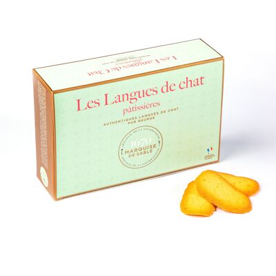 Biscuits langues de chat pâtissières - boite carton 160g