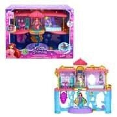 Mattel - HLW95 - Princesas Disney - Caja de lujo del castillo de Ariel - Figura - A partir de 3 años