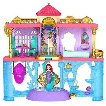 Mattel - HLW95 - Disney Princesses - Coffret Le Château Deluxe de Ariel - Figurine - 3 ans et + 3