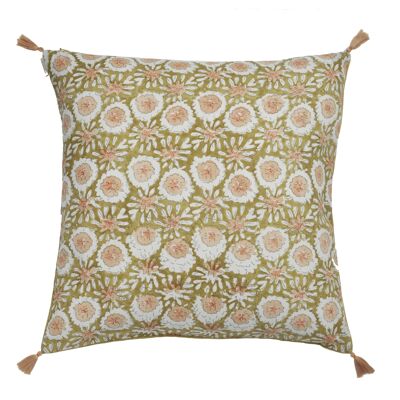 Housse de coussin Margotte Olive