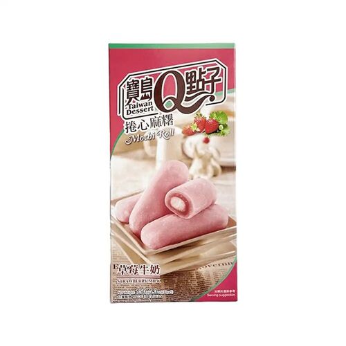 Mochi Roll 150 gr - Fragola e latte