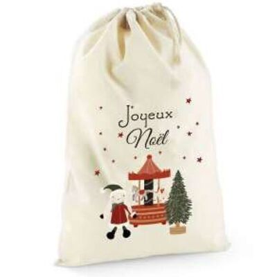 Hotte de Noël "Jouets enfant"