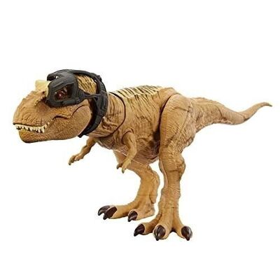 Mattel - HNT62 - Jurassic World - T-Rex Ultimate Bite - Figura de dinosaurio - A partir de 4 años