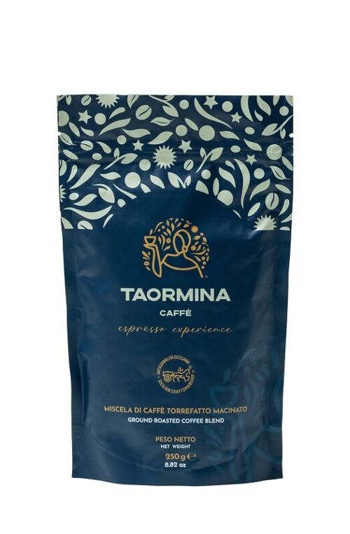 Taormina caffè espresso experience, in polvere, sacchetto doypack.
