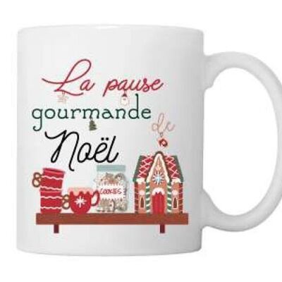 Taza “Las vacaciones gourmet de Navidad”