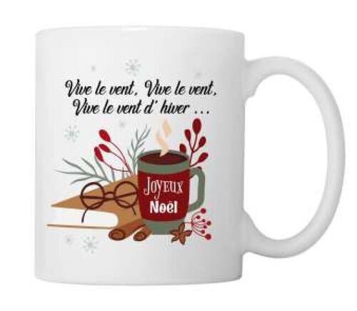 Mug "Joyeux Noël" - Vive le vent