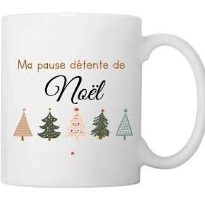 Mug "Ma pause détente de Noël"