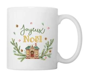 Mug "Joyeux Noël" - Maison