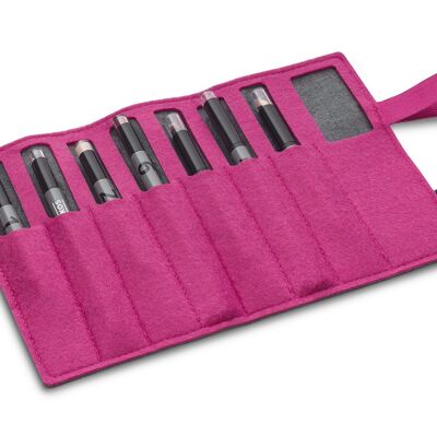 GOKOS Felt pouch Grey&Pink