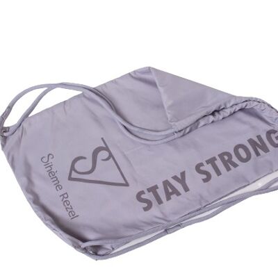 Borsa sportiva Stay Strong Grey