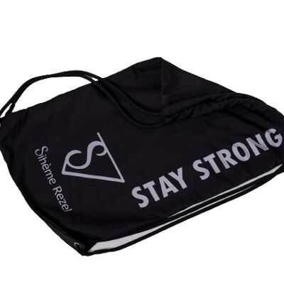 Stay strong sports bag Black