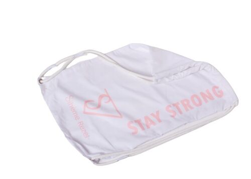 Sac de sport stay strong Blanc & Rose