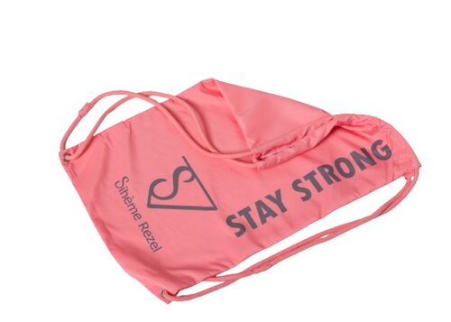 Sac de sport stay strong Rose