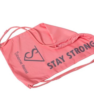 Sac de sport stay strong Rose