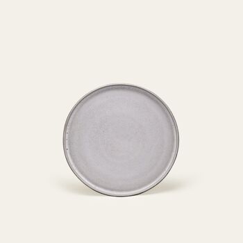 Petite assiette Ddoria - gris granit (ø 21,5 x 1,7 cm) - Grès EDDA - faïence - vaisselle - Fabriqué au Portugal - Élevé dans les Alpes 1