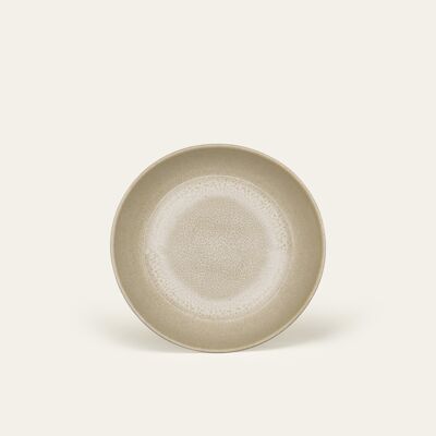 Schale Eelina - Cappuccino Beige (ø 22,0 x 5,5 cm) - EDDA stoneware - Steingut - Geschirr - Made in Portugal - Raised in the Alps