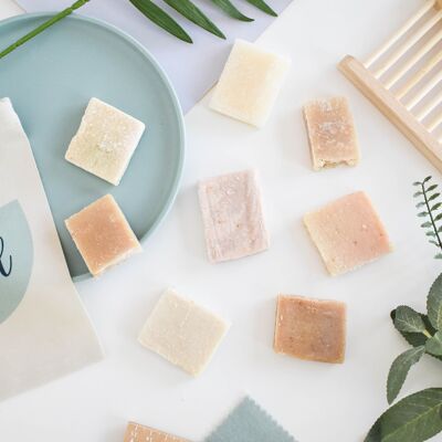 Shampoo bar da viaggio - Barrette per gli ospiti - formato campione - Senza SLS - Profumi misti