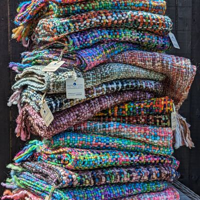 Paquete surtido de edición limitada: bufanda de invierno de tweed grueso